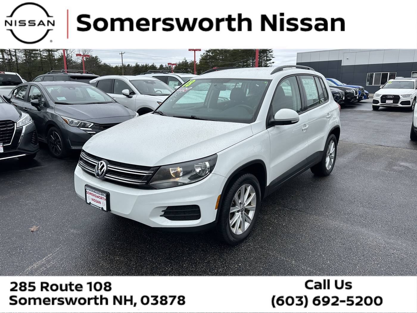 2018 Volkswagen Tiguan Limited S — SUV — 98,473 mi — Somersworth, NH