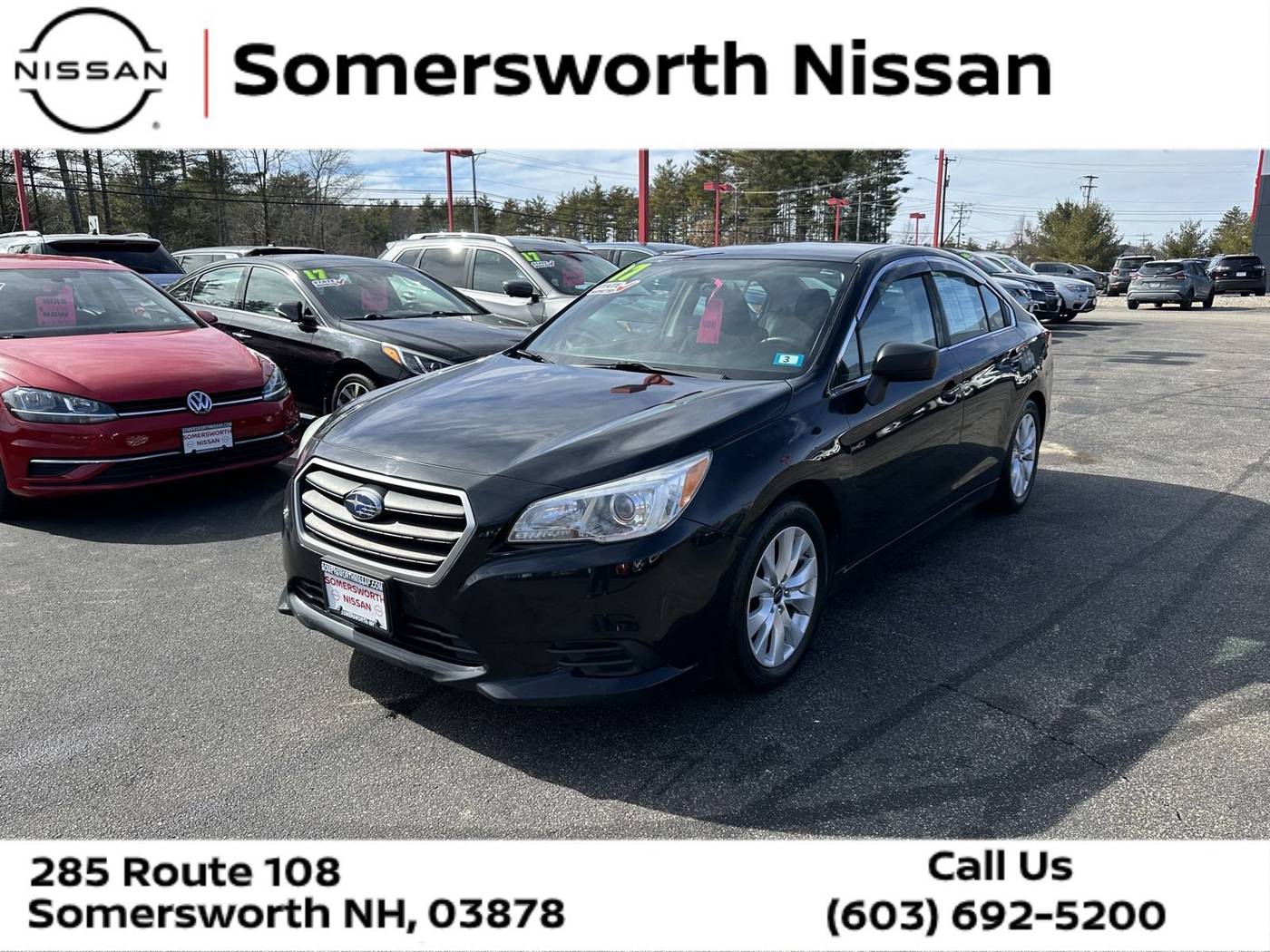 2017 Subaru Legacy 2.5i — Sedan — 101,295 mi — Somersworth, NH