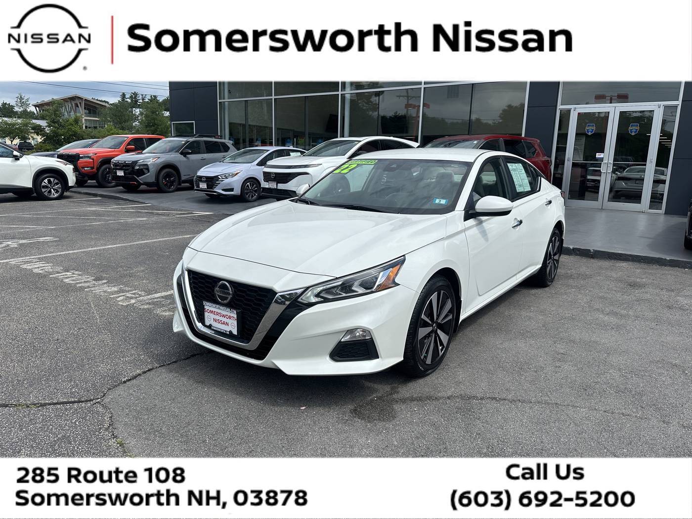 2022 Nissan Altima SV — Sedan — 41,588 mi — Somersworth, NH