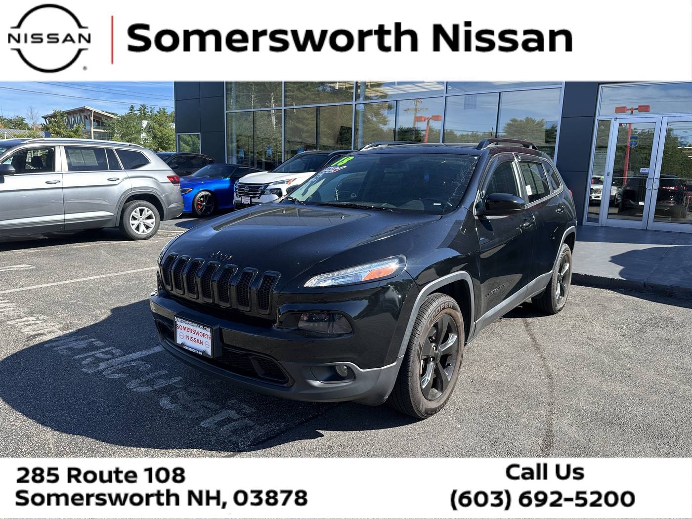 2018 Jeep Cherokee Latitude — SUV — 91,460 mi — Somersworth, NH