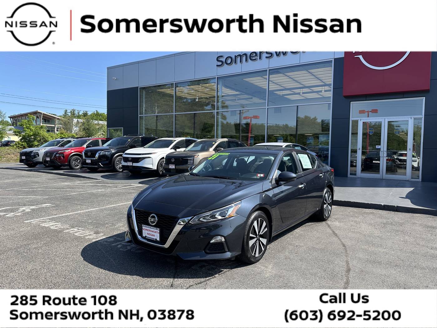 2021 Nissan Altima SV — Sedan — 31,565 mi — Somersworth, NH