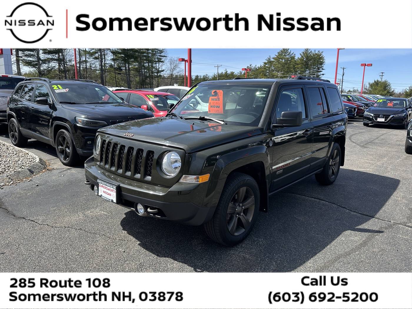 2016 Jeep Patriot 75th Anniversary — SUV — 88,796 mi — Somersworth, NH