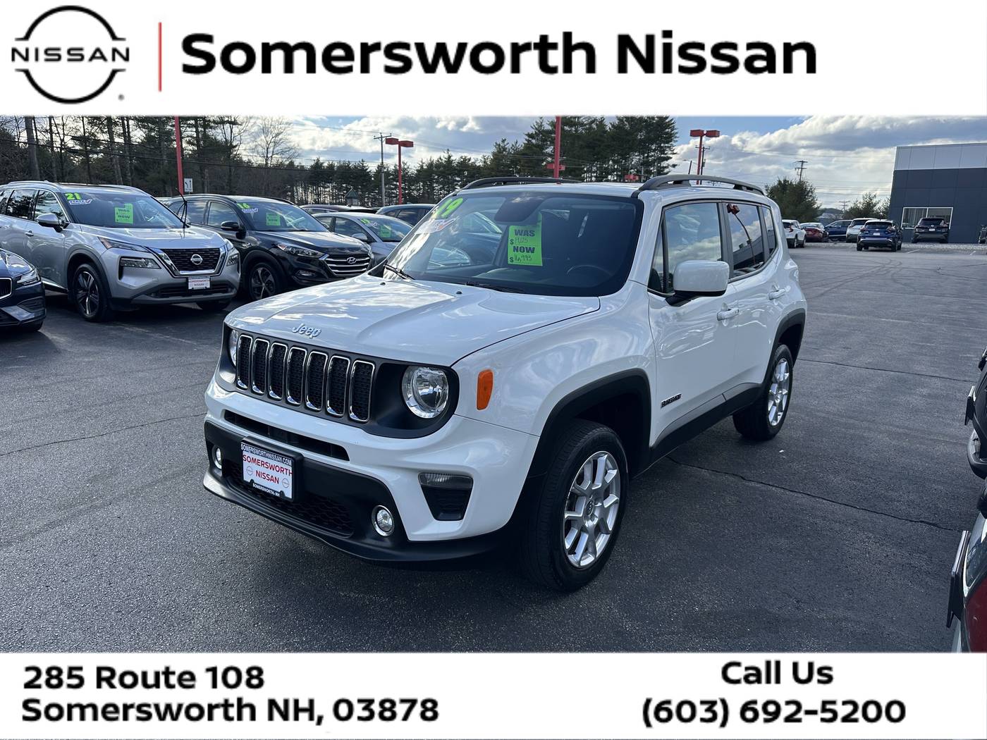 2019 Jeep Renegade Latitude — SUV — 66,107 mi — Somersworth, NH