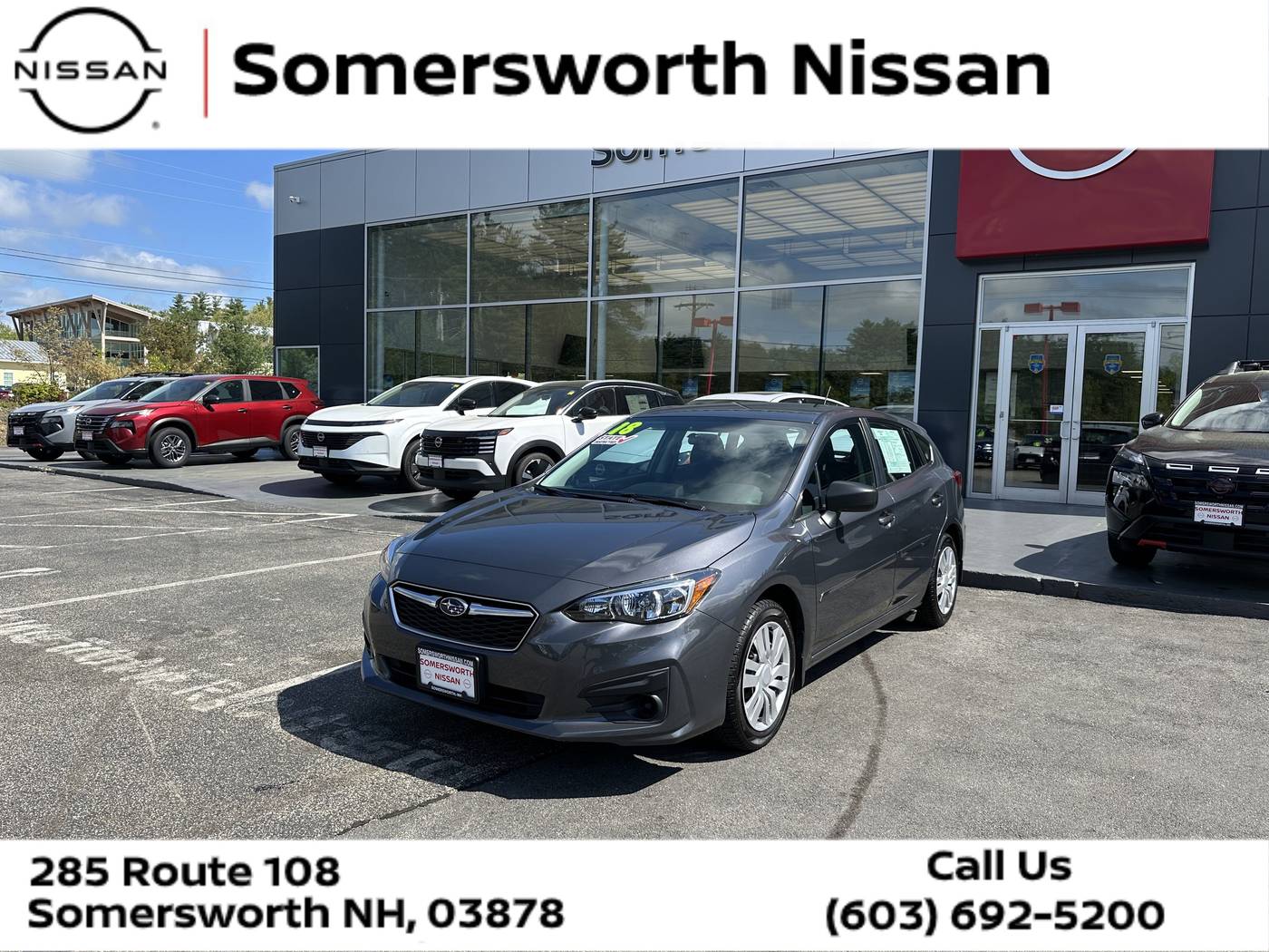 2018 Subaru Impreza 2.0i — Hatchback — 94,703 mi — Somersworth, NH