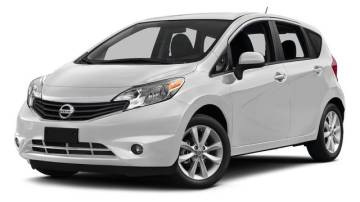 white 2015 nissan versa