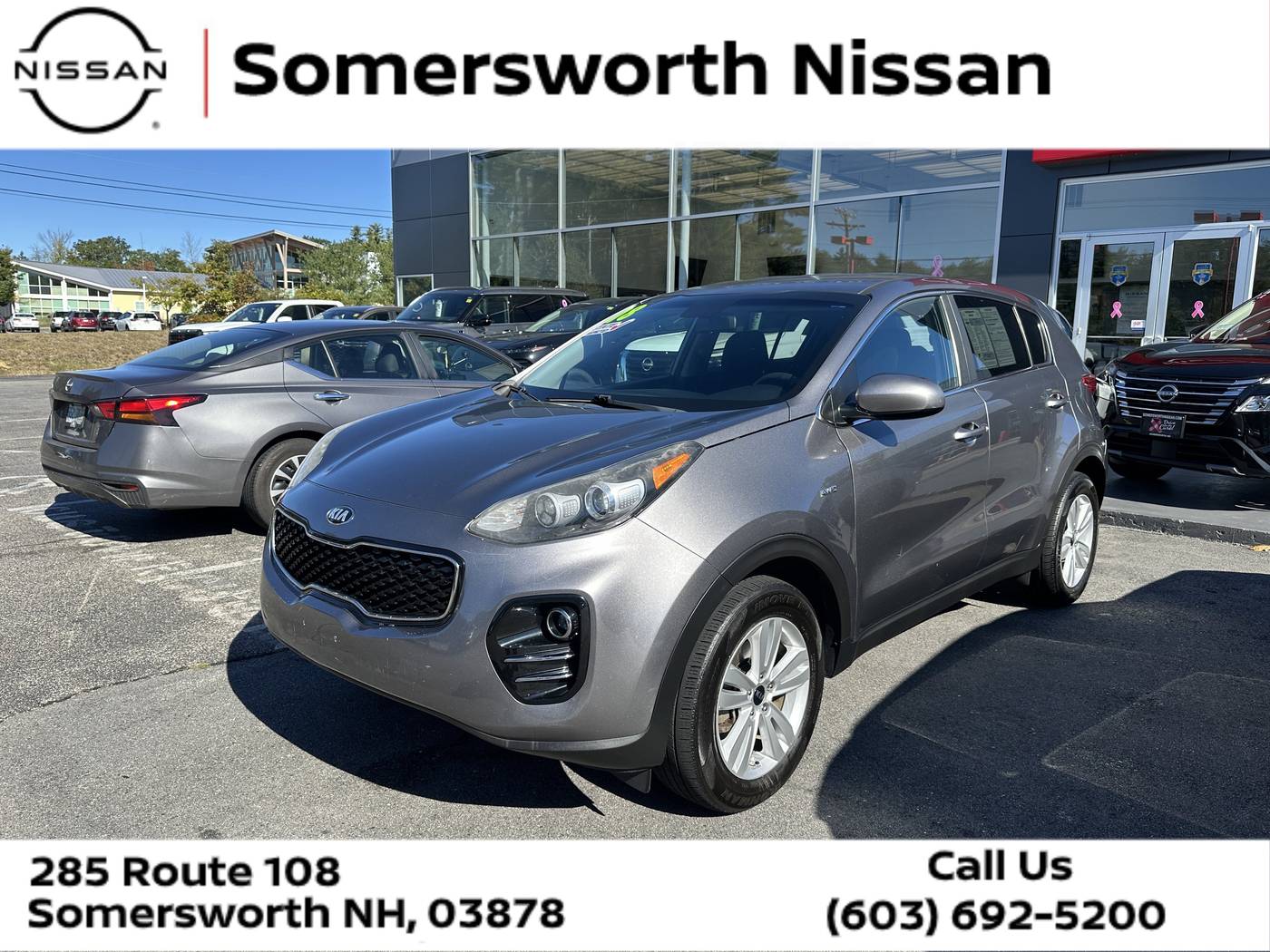 2018 Kia Sportage LX — SUV — 95,832 mi — Somersworth, NH