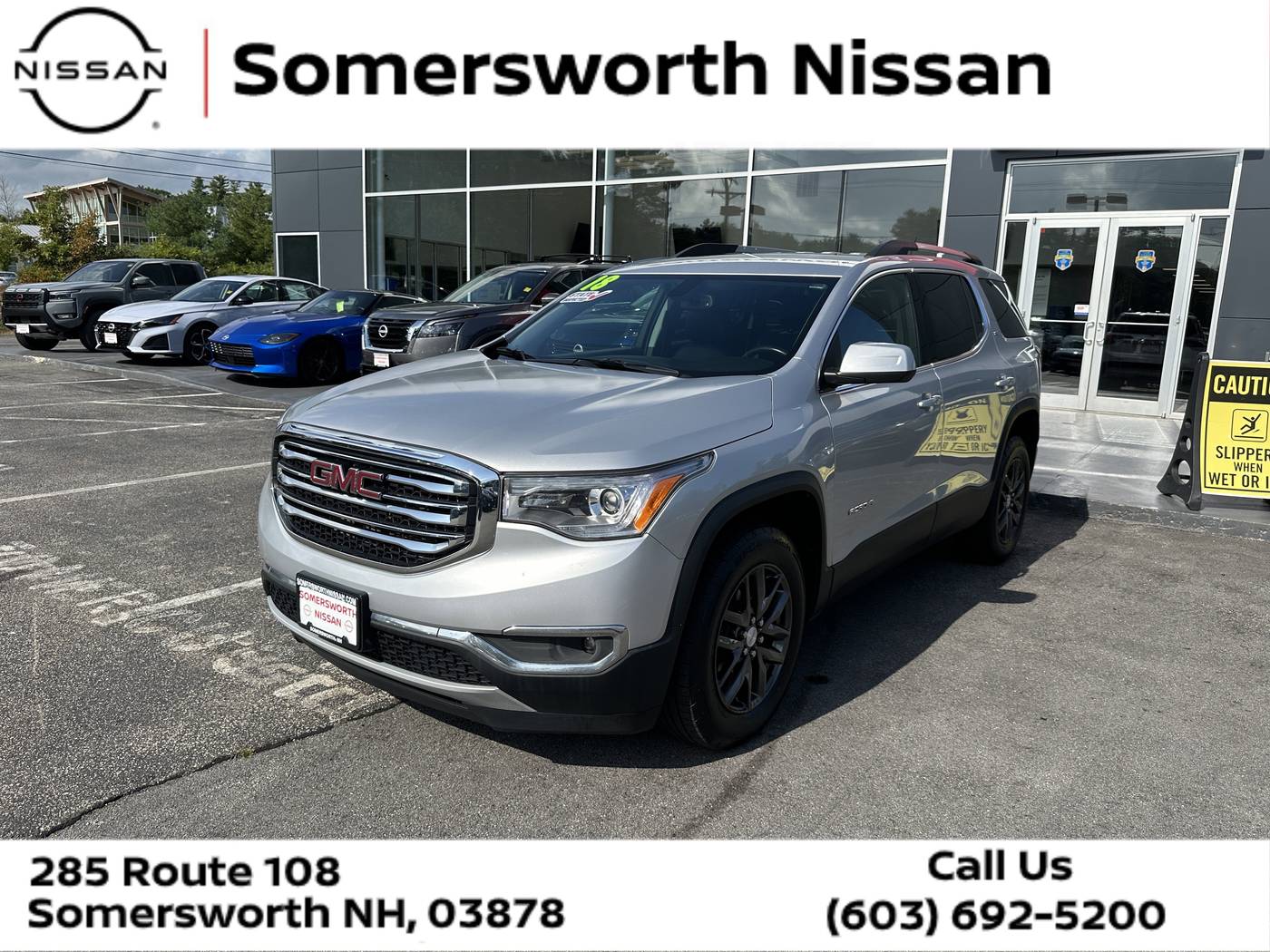 2018 GMC Acadia SLT — SUV — 92,748 mi — Somersworth, NH