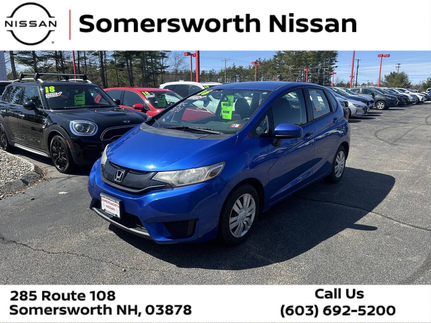 2016 Honda Fit LX — Hatchback — 105,279 mi — Somersworth, NH