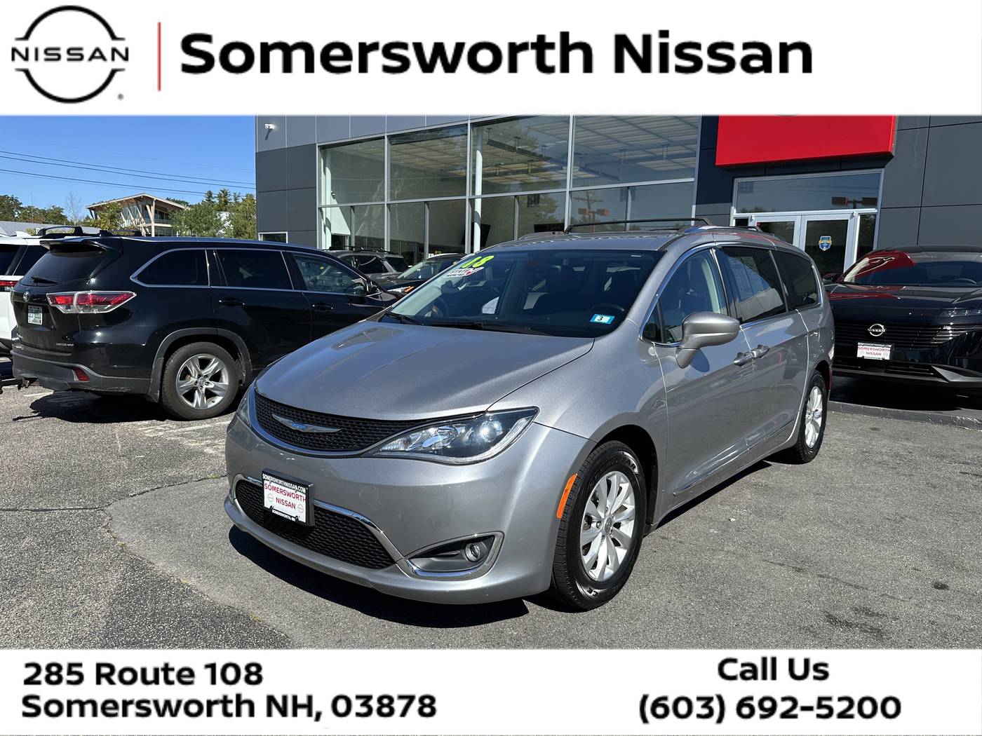 2018 Chrysler Pacifica Touring L Plus — Minivan — 68,208 mi — Somersworth, NH