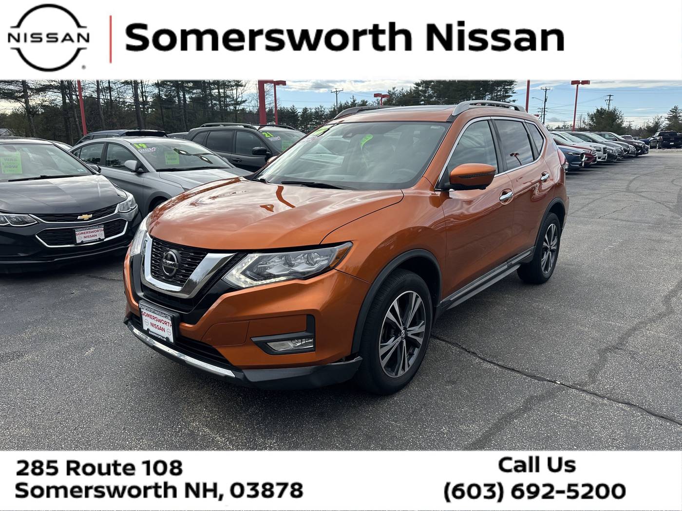 2018 Nissan Rogue SL — SUV — 66,518 mi — Somersworth, NH