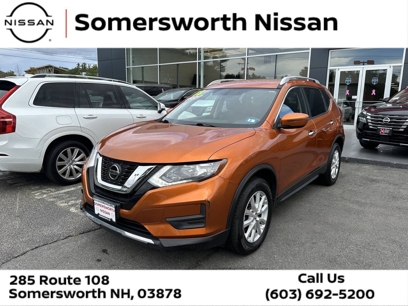 2018 Nissan Rogue SV — SUV — 70,391 mi — Somersworth, NH