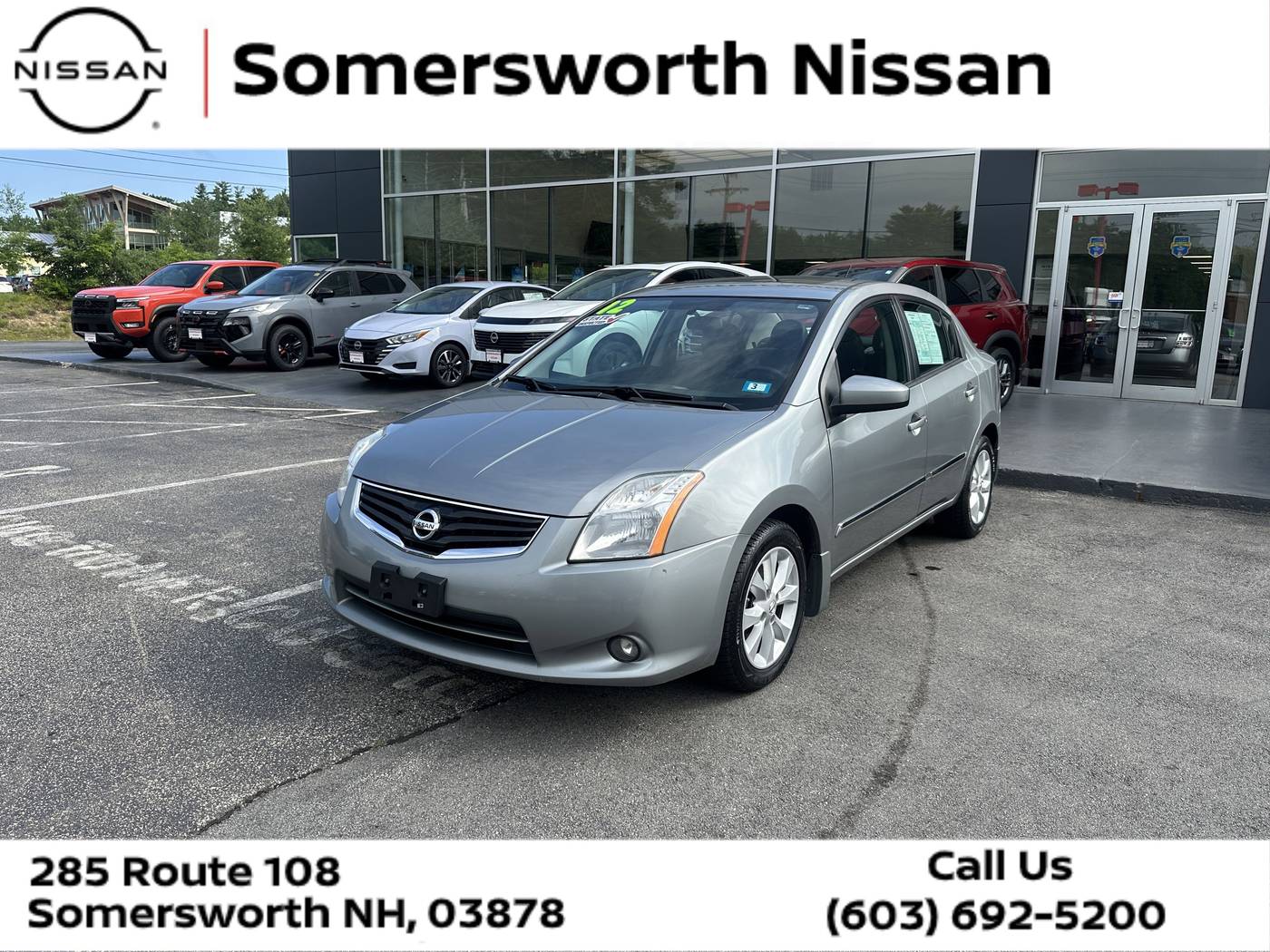2012 Nissan Sentra 2.0 SL — Sedan — 99,305 mi — Somersworth, NH