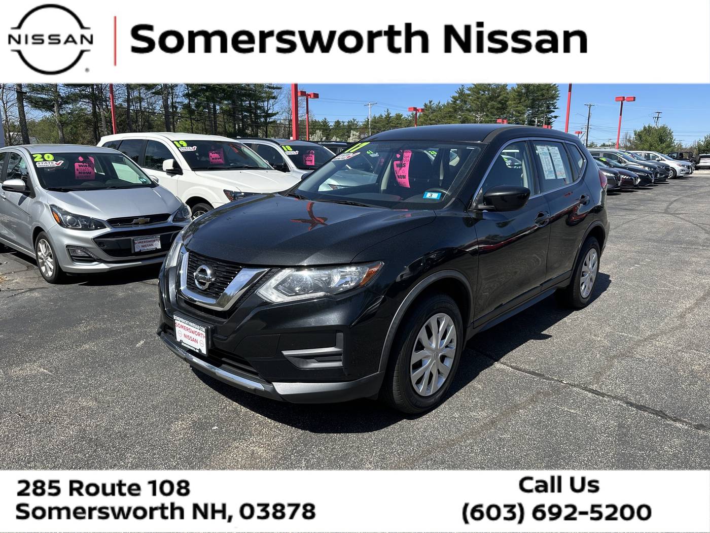 2017 Nissan Rogue S — SUV — 83,587 mi — Somersworth, NH