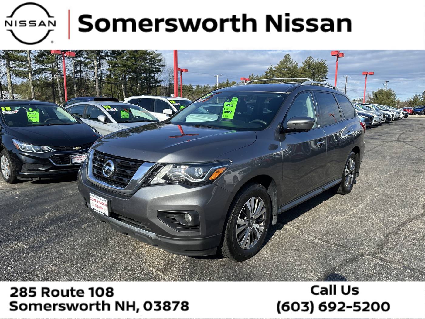 2017 Nissan Pathfinder SL — SUV — 95,825 mi — Somersworth, NH