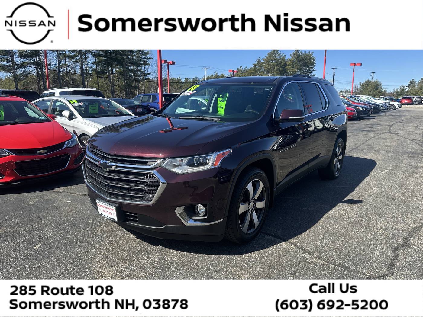 2018 Chevrolet Traverse LT Leather — SUV — 95,353 mi — Somersworth, NH