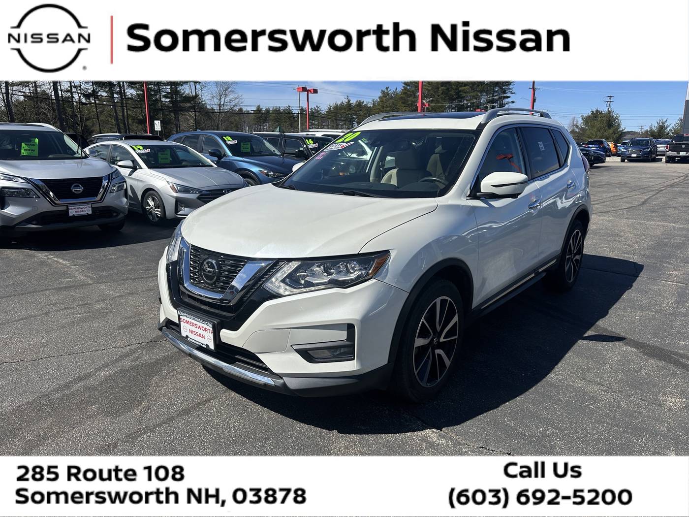 2020 Nissan Rogue SL — SUV — 60,639 mi — Somersworth, NH