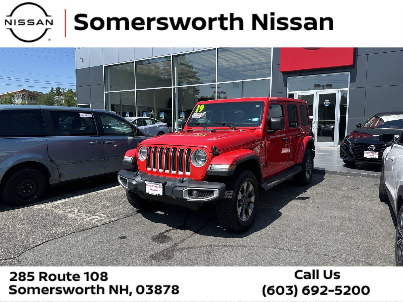 2019 Jeep Wrangler Sahara — SUV — 81,132 mi — Somersworth, NH