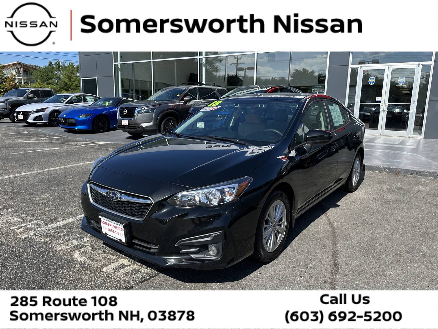 2018 Subaru Impreza 2.0i Premium — Sedan — 82,475 mi — Somersworth, NH