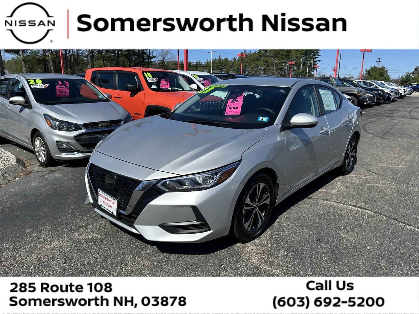 2023 Nissan Sentra SV — Sedan — 18,453 mi — Somersworth, NH