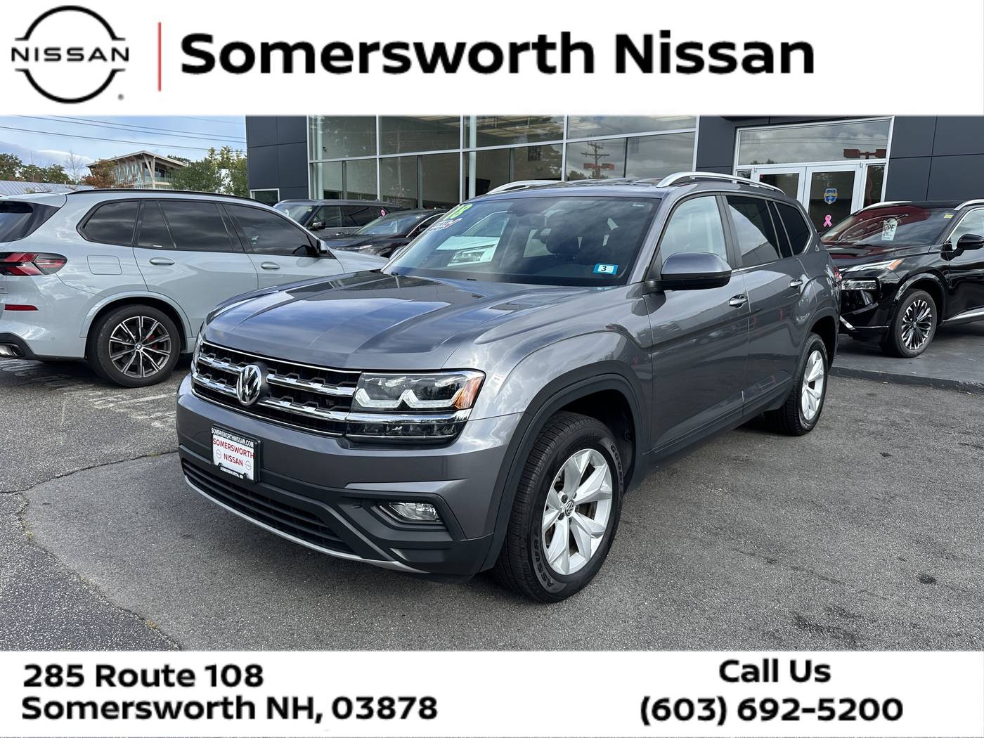 2018 Volkswagen Atlas SE — SUV — 81,719 mi — Somersworth, NH
