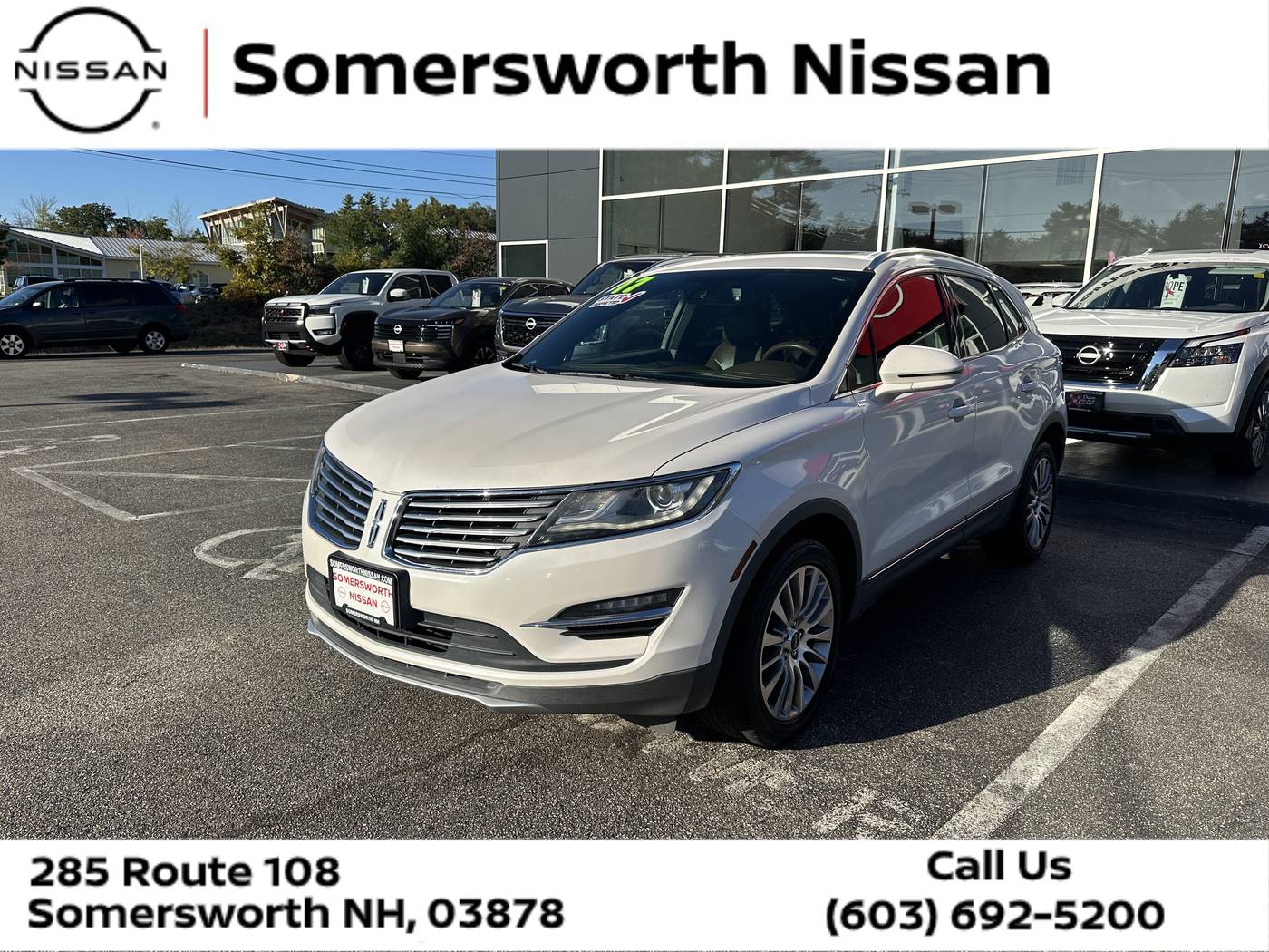 2017 Lincoln MKC Reserve — SUV — 66,263 mi — Somersworth, NH