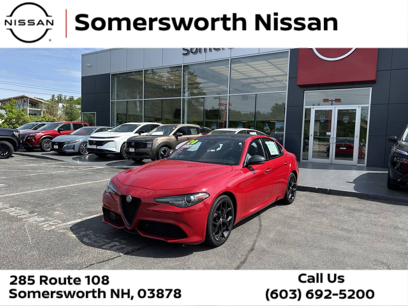 2020 Alfa Romeo Giulia Sport — Sedan — 63,189 mi — Somersworth, NH