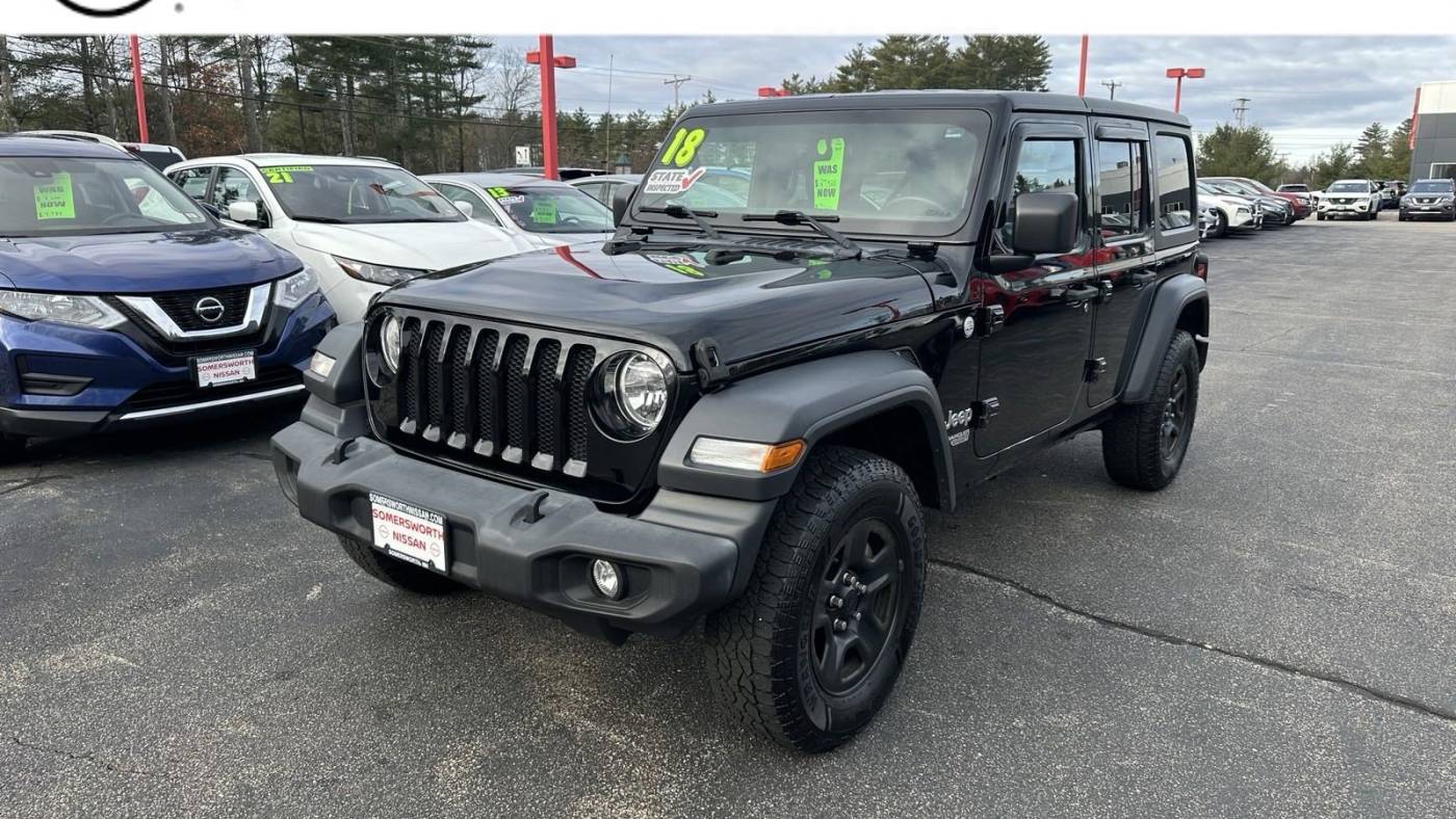 2018 Jeep Wrangler Sport — SUV — 81,428 mi — Somersworth, NH
