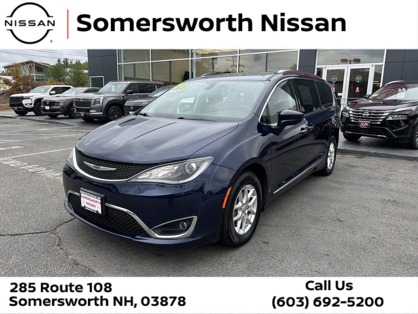 2020 Chrysler Pacifica Touring L — Minivan — 72,209 mi — Somersworth, NH