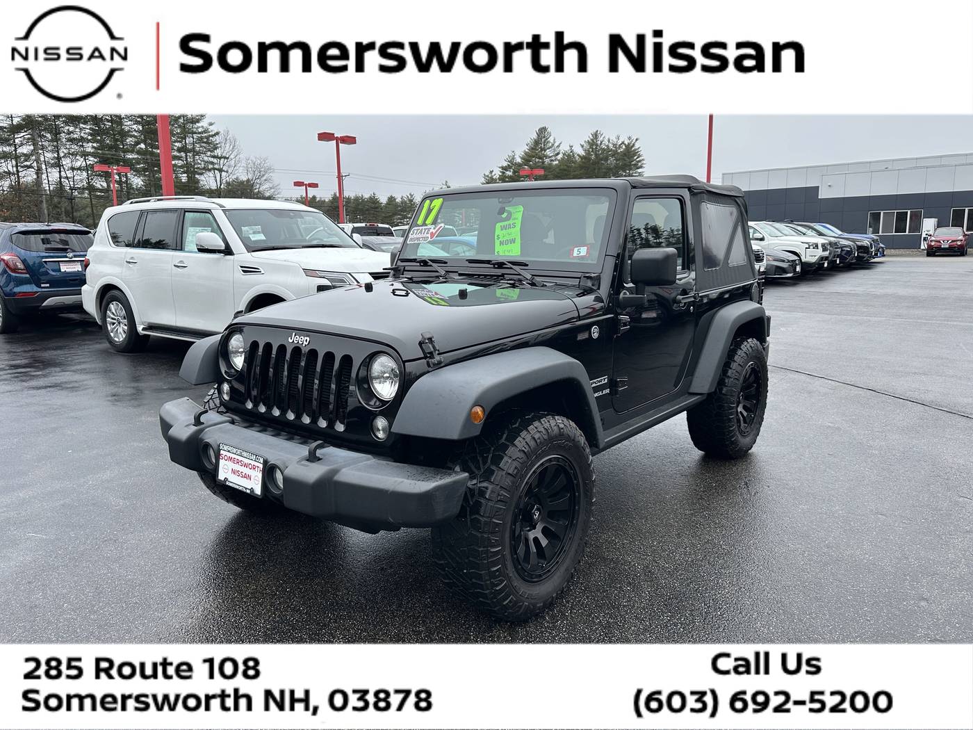 2017 Jeep Wrangler Sport — SUV — 78,142 mi — Somersworth, NH