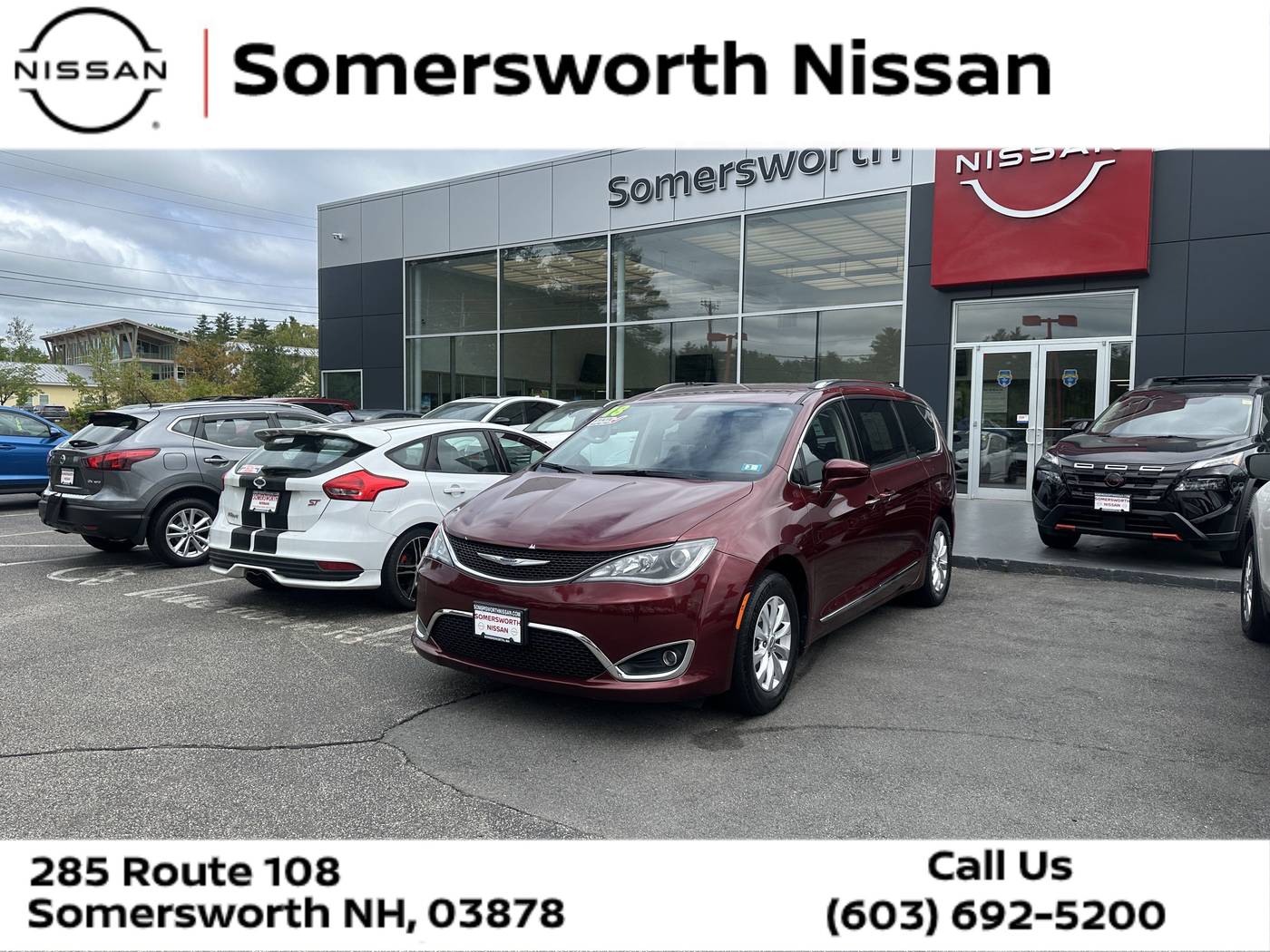 2018 Chrysler Pacifica Touring L — Minivan — 64,818 mi — Somersworth, NH
