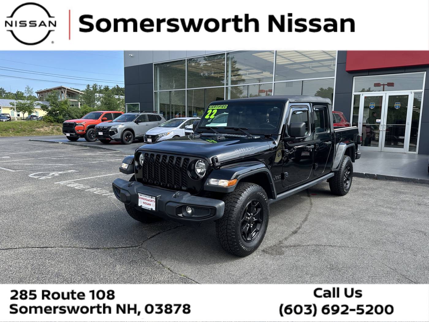 2022 Jeep Gladiator Willys — Pickup Truck — 48,486 mi — Somersworth, NH
