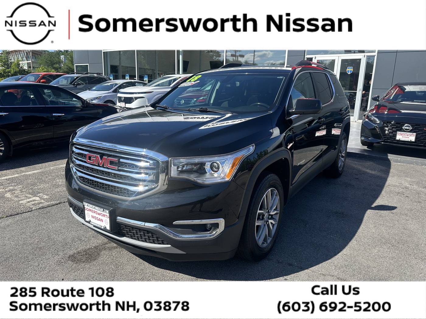 2018 GMC Acadia SLE — SUV — 77,070 mi — Somersworth, NH