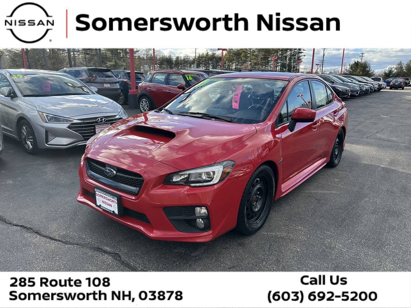 2017 Subaru WRX Limited — Sedan — 35,385 mi — Somersworth, NH