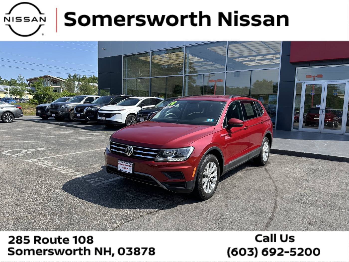 2018 Volkswagen Tiguan SEL — SUV — 96,631 mi — Somersworth, NH