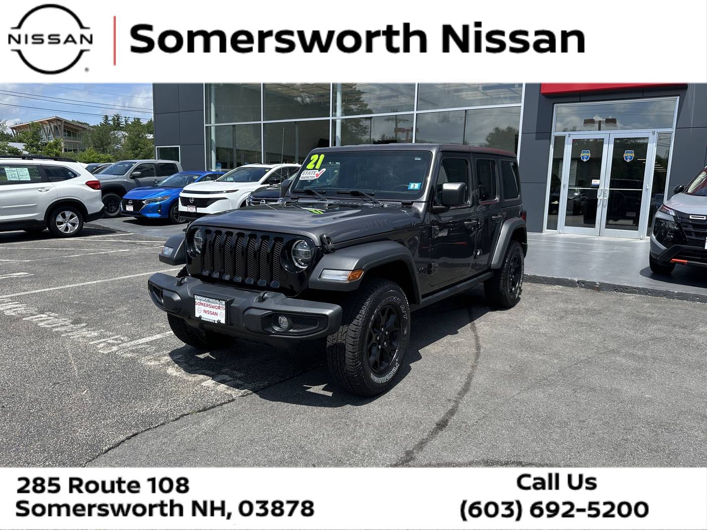 2021 Jeep Wrangler Willys — SUV — 67,577 mi — Somersworth, NH