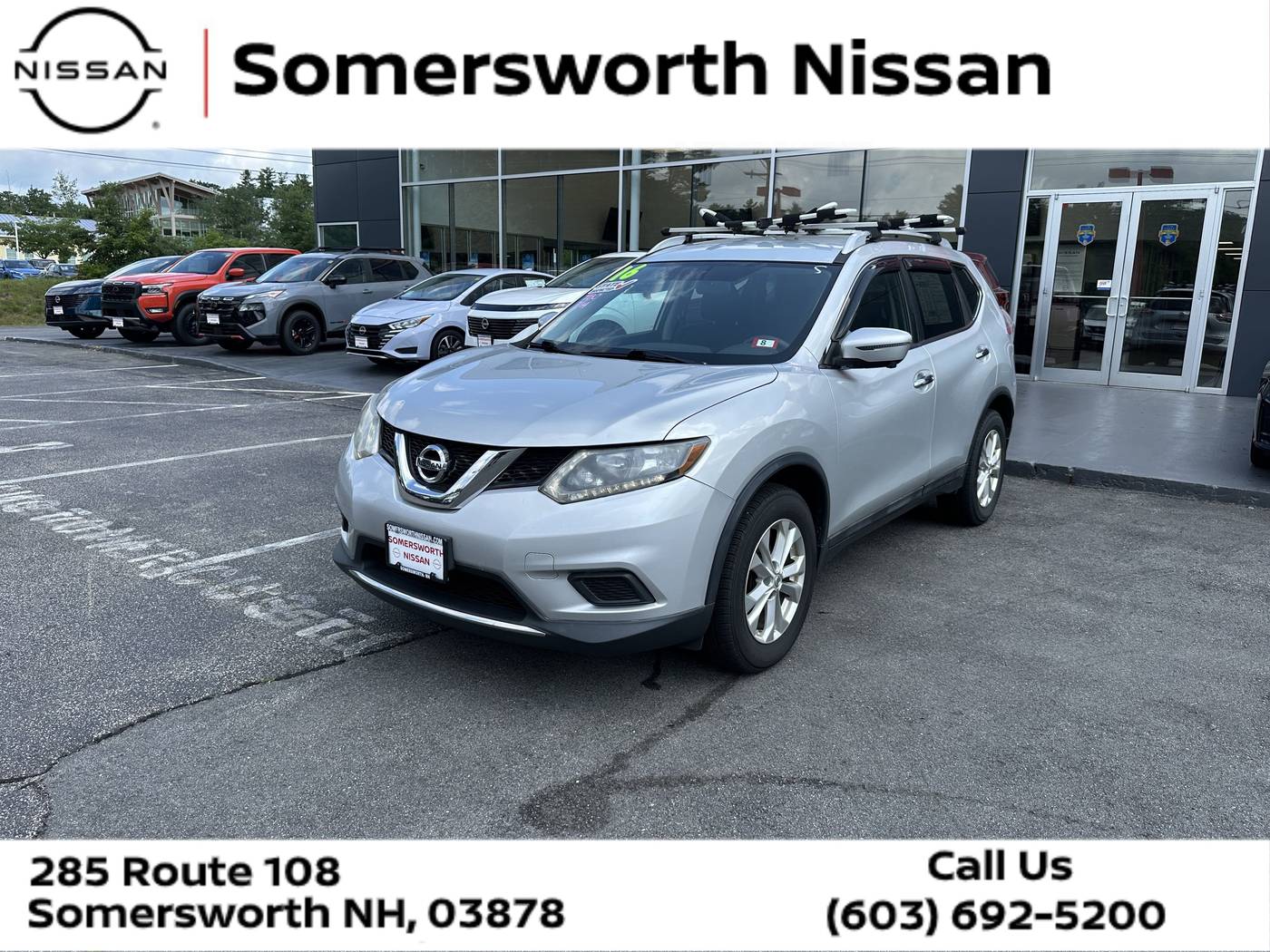 2016 Nissan Rogue SV — SUV — 109,658 mi — Somersworth, NH