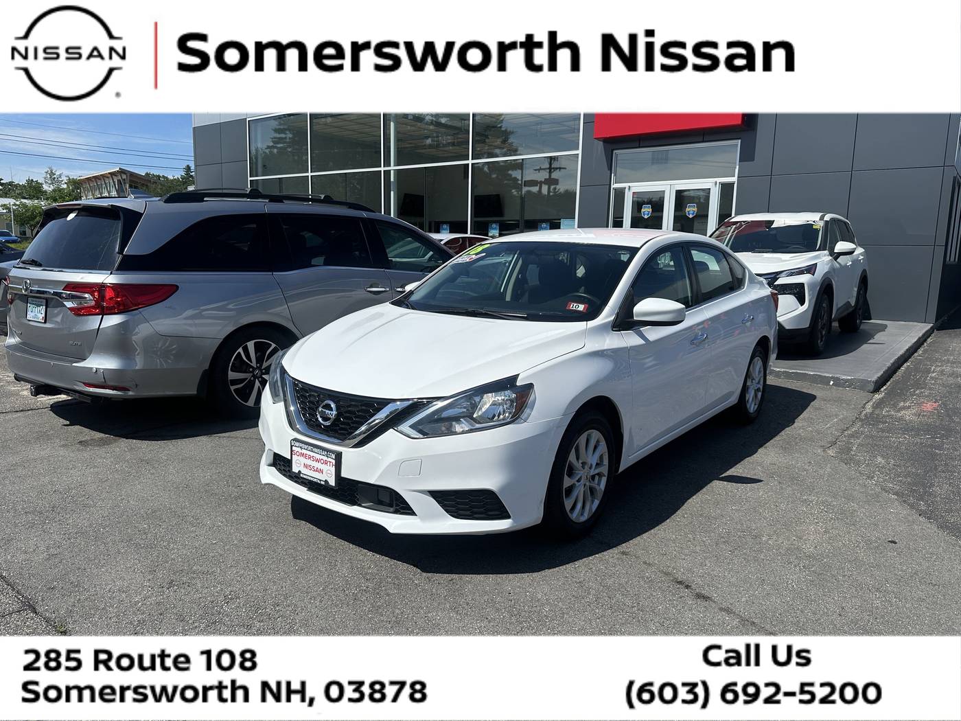 2018 Nissan Sentra SV — Sedan — 91,043 mi — Somersworth, NH