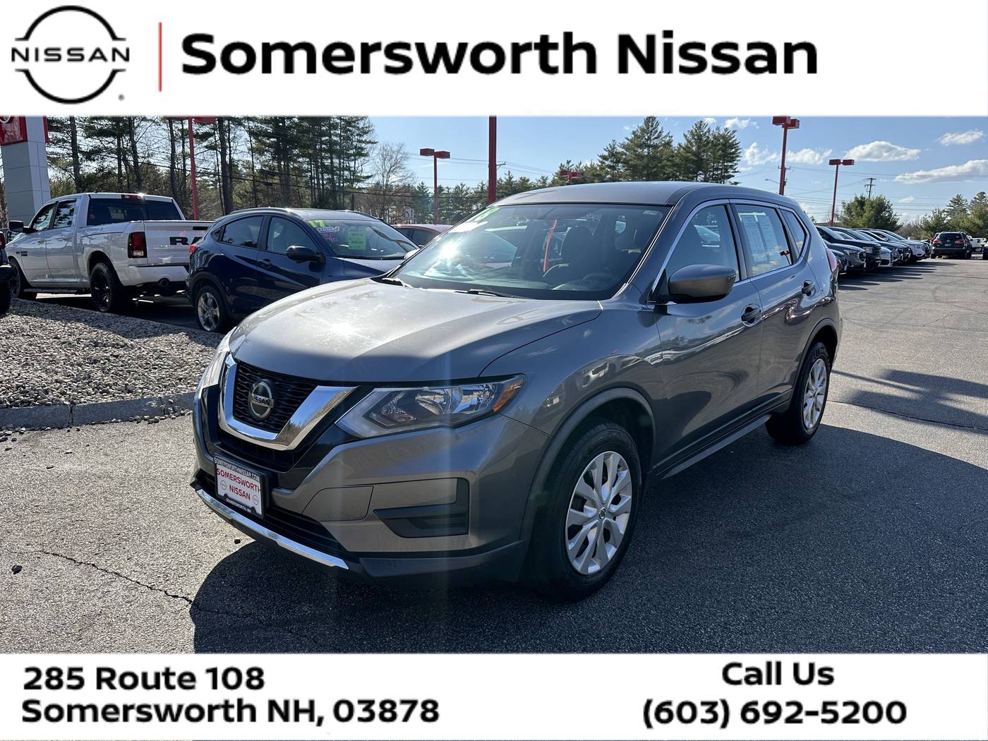 2018 Nissan Rogue S — SUV — 83,569 mi — Somersworth, NH
