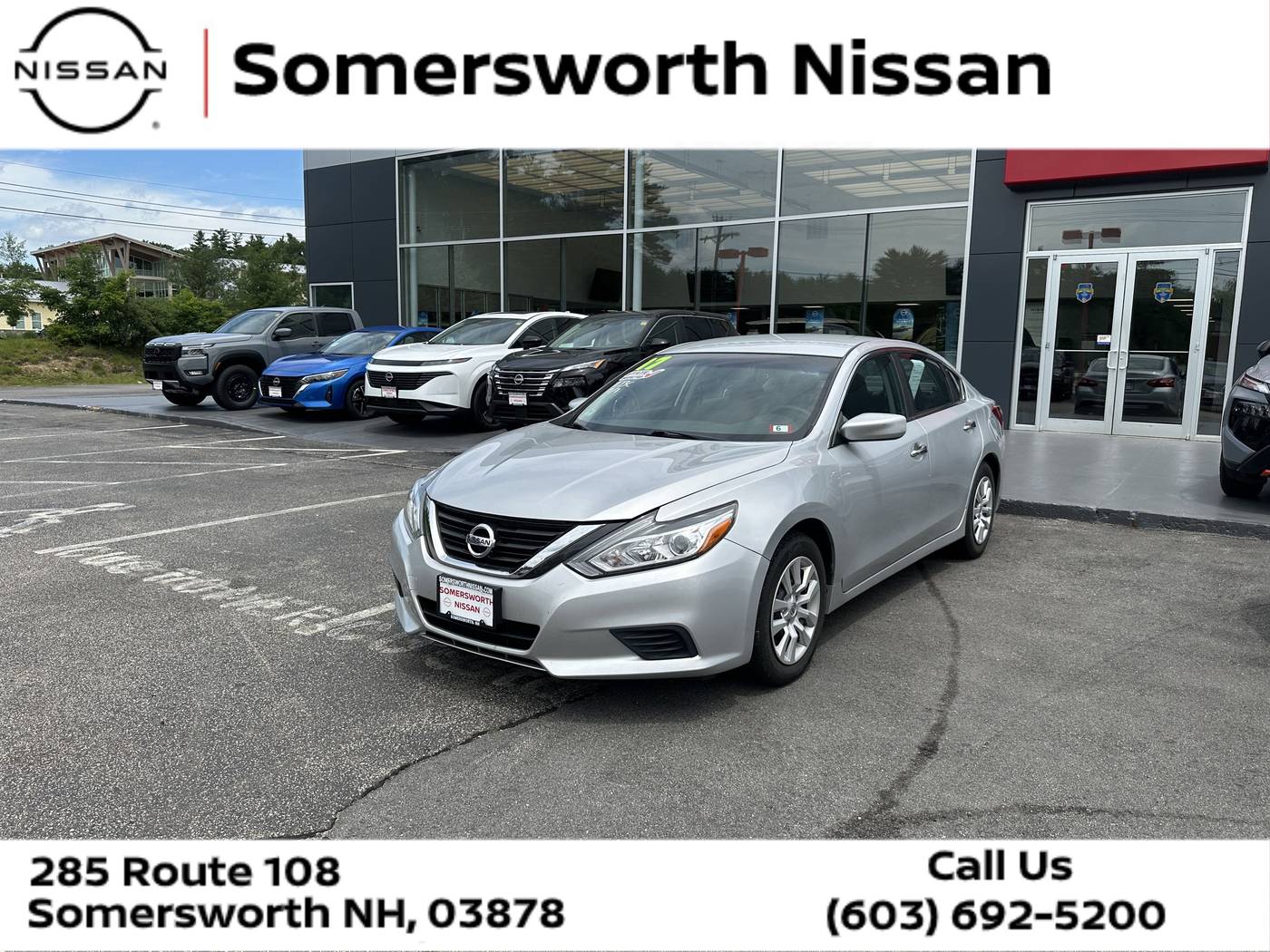 2017 Nissan Altima 2.5 S — Sedan — 92,228 mi — Somersworth, NH