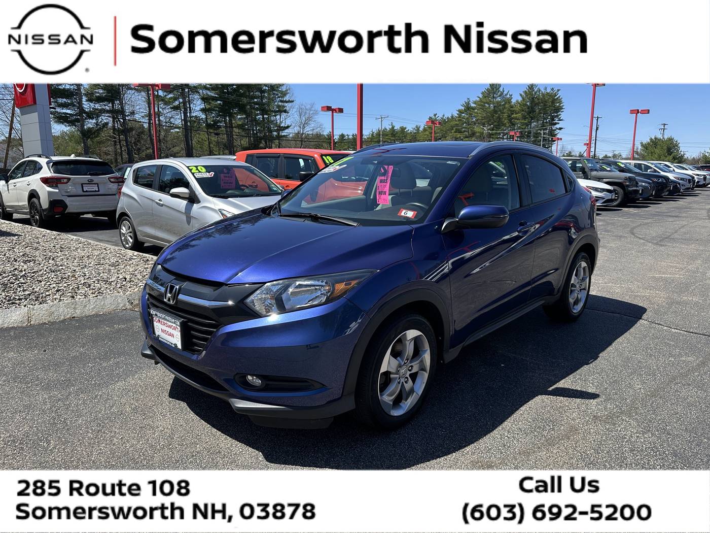 2017 Honda HR-V EX-L Navi — SUV — 71,749 mi — Somersworth, NH