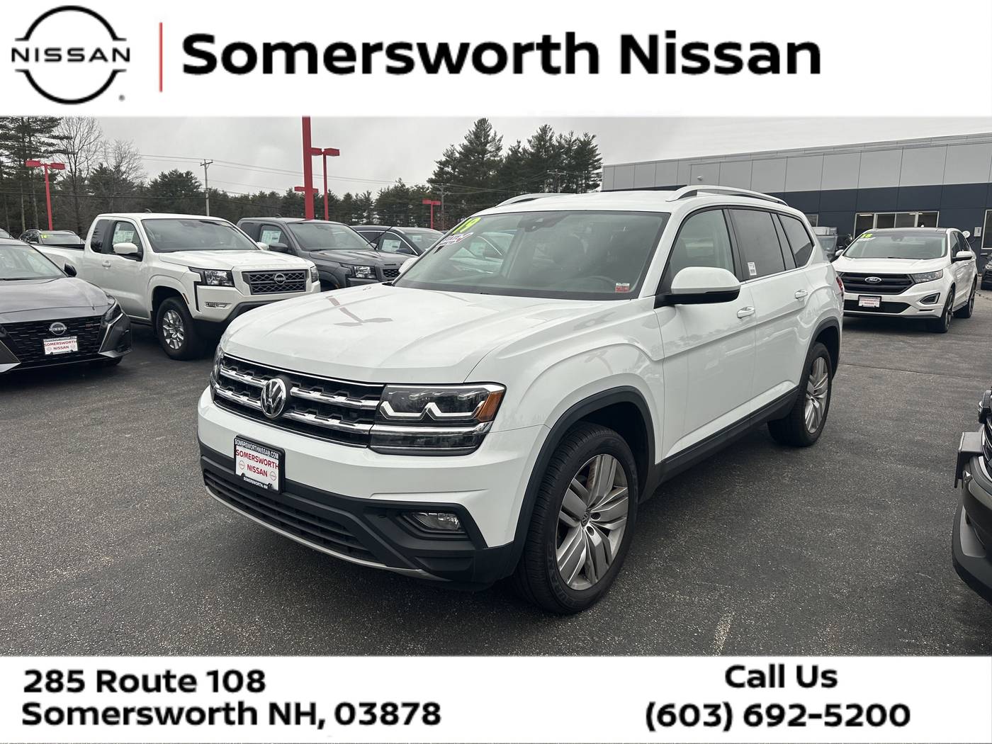 2019 Volkswagen Atlas SE with Technology — SUV — 98,742 mi — Somersworth, NH