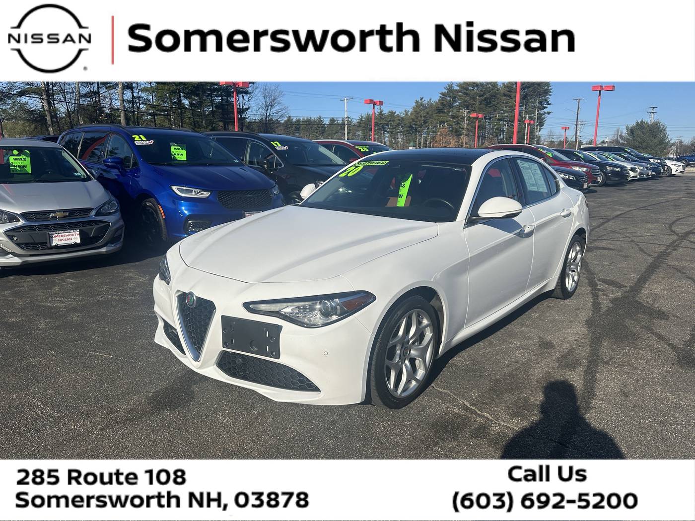 2020 Alfa Romeo Giulia Ti — Sedan — 46,960 mi — Somersworth, NH