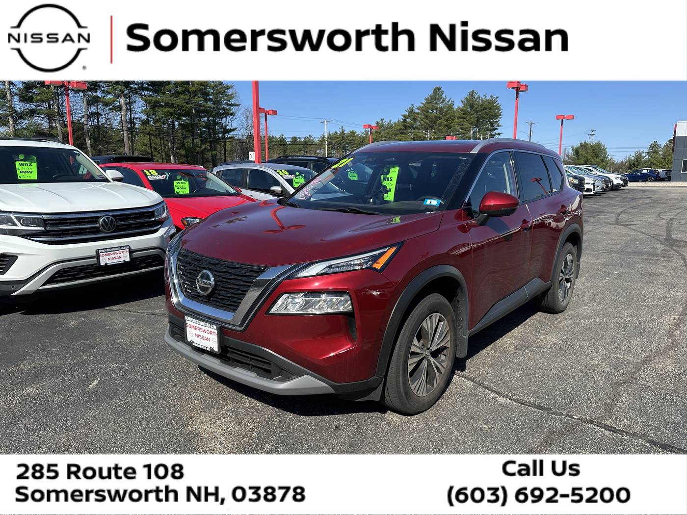 2021 Nissan Rogue SV — SUV — 17,454 mi — Somersworth, NH
