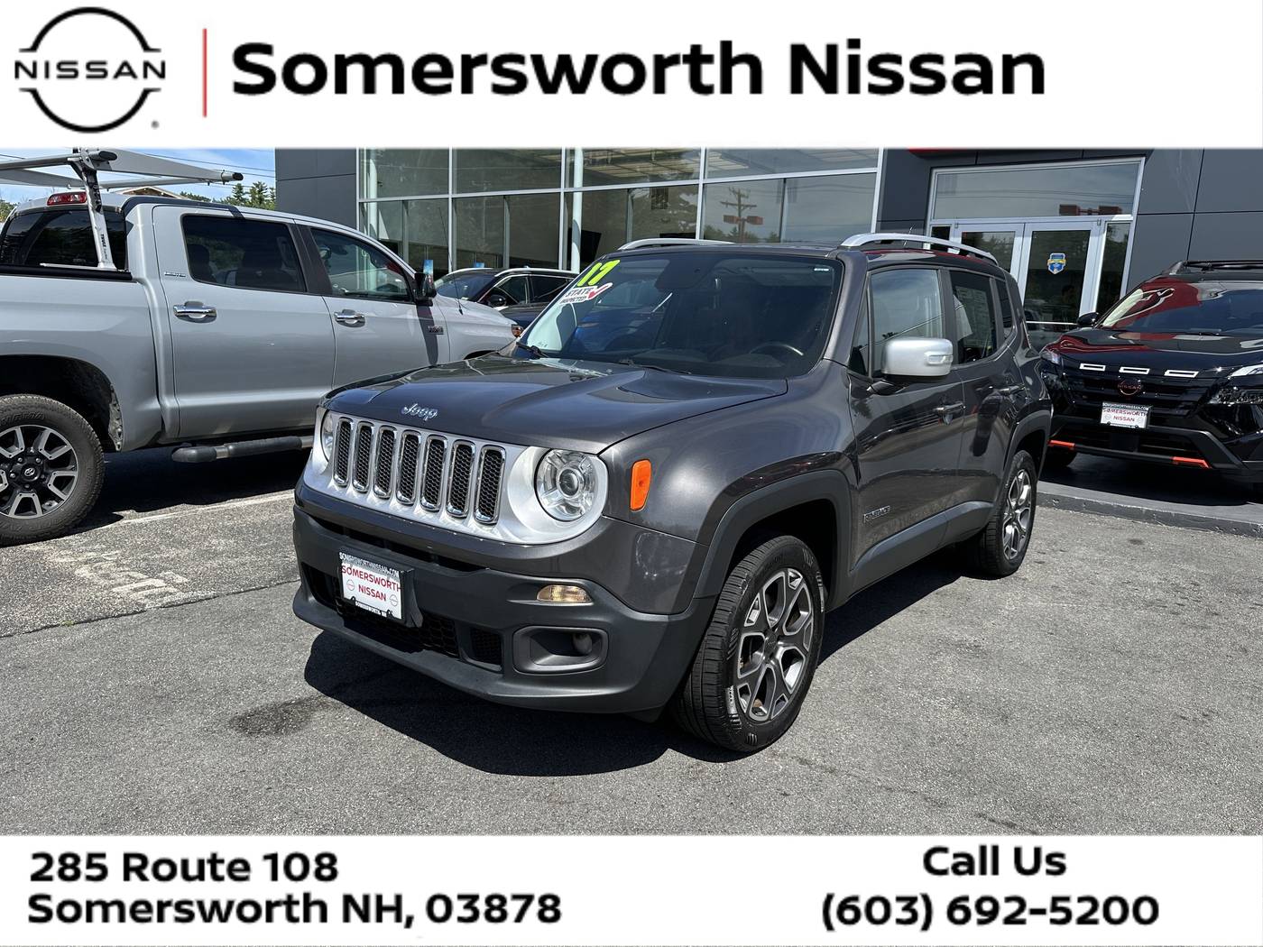 2017 Jeep Renegade Limited — SUV — 80,018 mi — Somersworth, NH