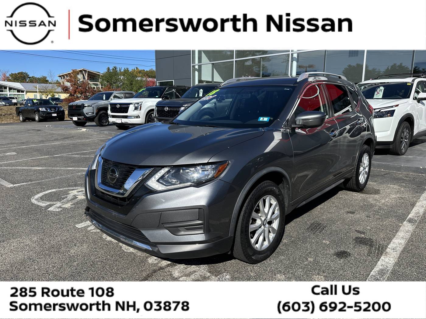 2018 Nissan Rogue SV — SUV — 82,434 mi — Somersworth, NH