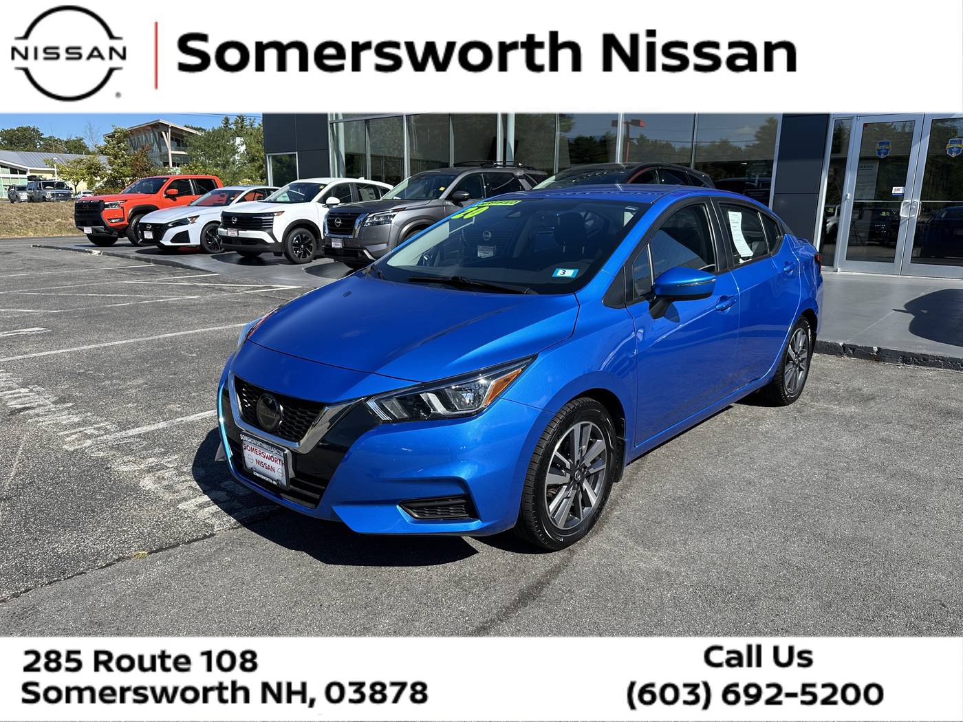 2020 Nissan Versa SV — Sedan — 36,451 mi — Somersworth, NH