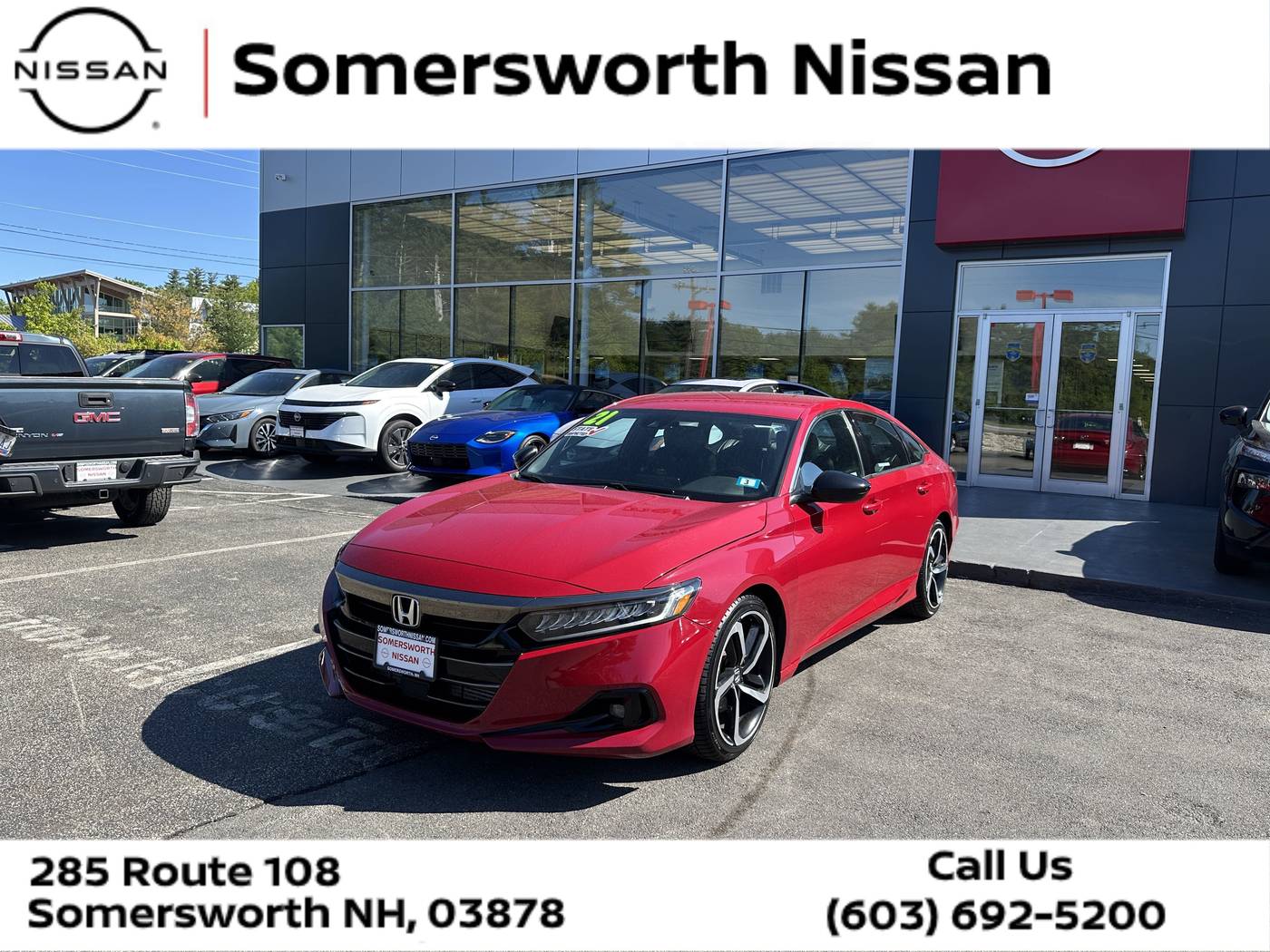 2021 Honda Accord Sport — Sedan — 68,295 mi — Somersworth, NH