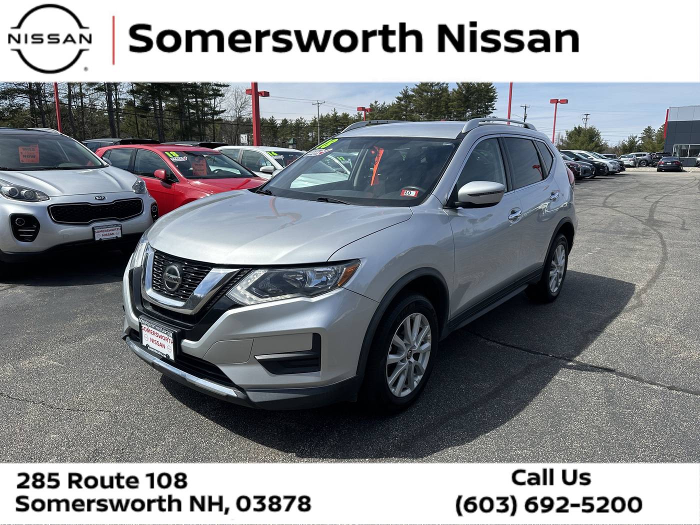 2018 Nissan Rogue SV — SUV — 95,896 mi — Somersworth, NH