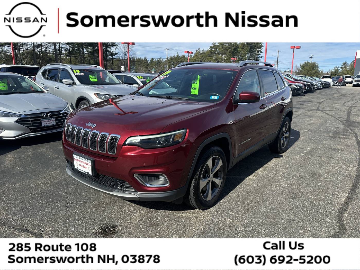 2019 Jeep Cherokee Limited — SUV — 98,067 mi — Somersworth, NH