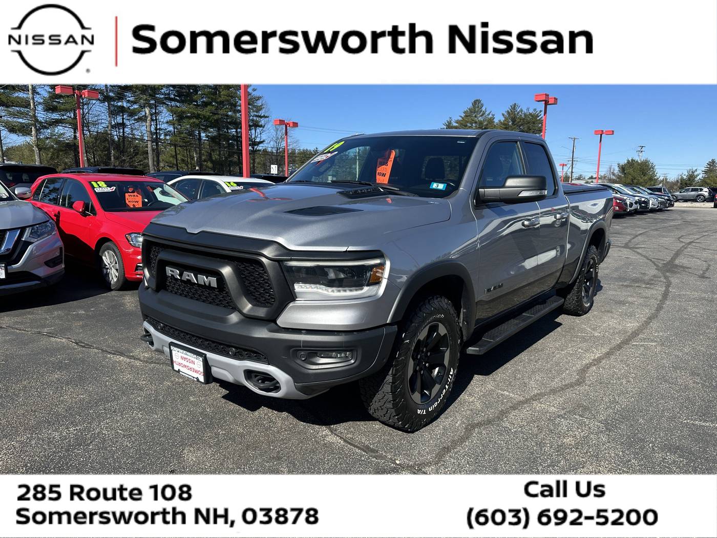2019 Ram 1500 Rebel — Pickup Truck — 89,442 mi — Somersworth, NH